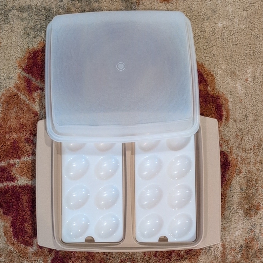 Tupperware Egg Holder with Lid